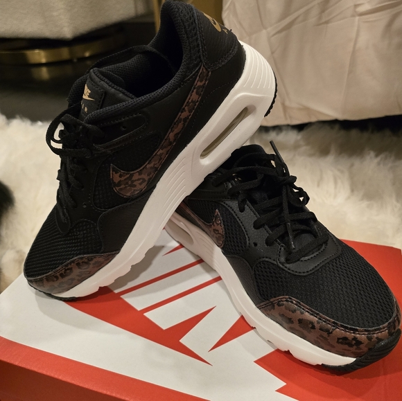 Nike women's sneakers size 7.5 air max sc black leopard - Picture 8 of 8